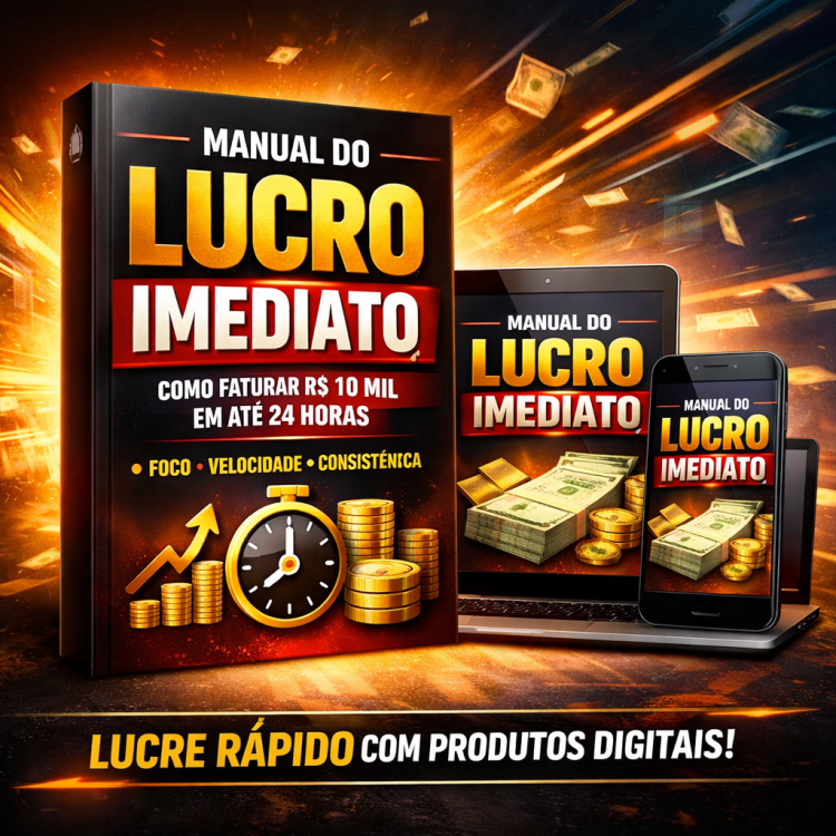 O Manual do Lucro Imediato – Como faturar R$ 10.000,00 em até 24 horas